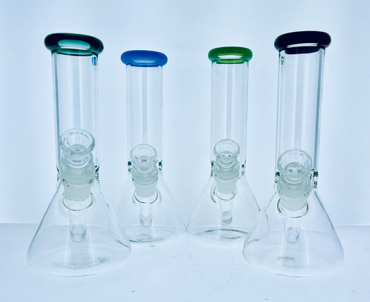 8" Beaker w/ Color Mouth & Ice Catch