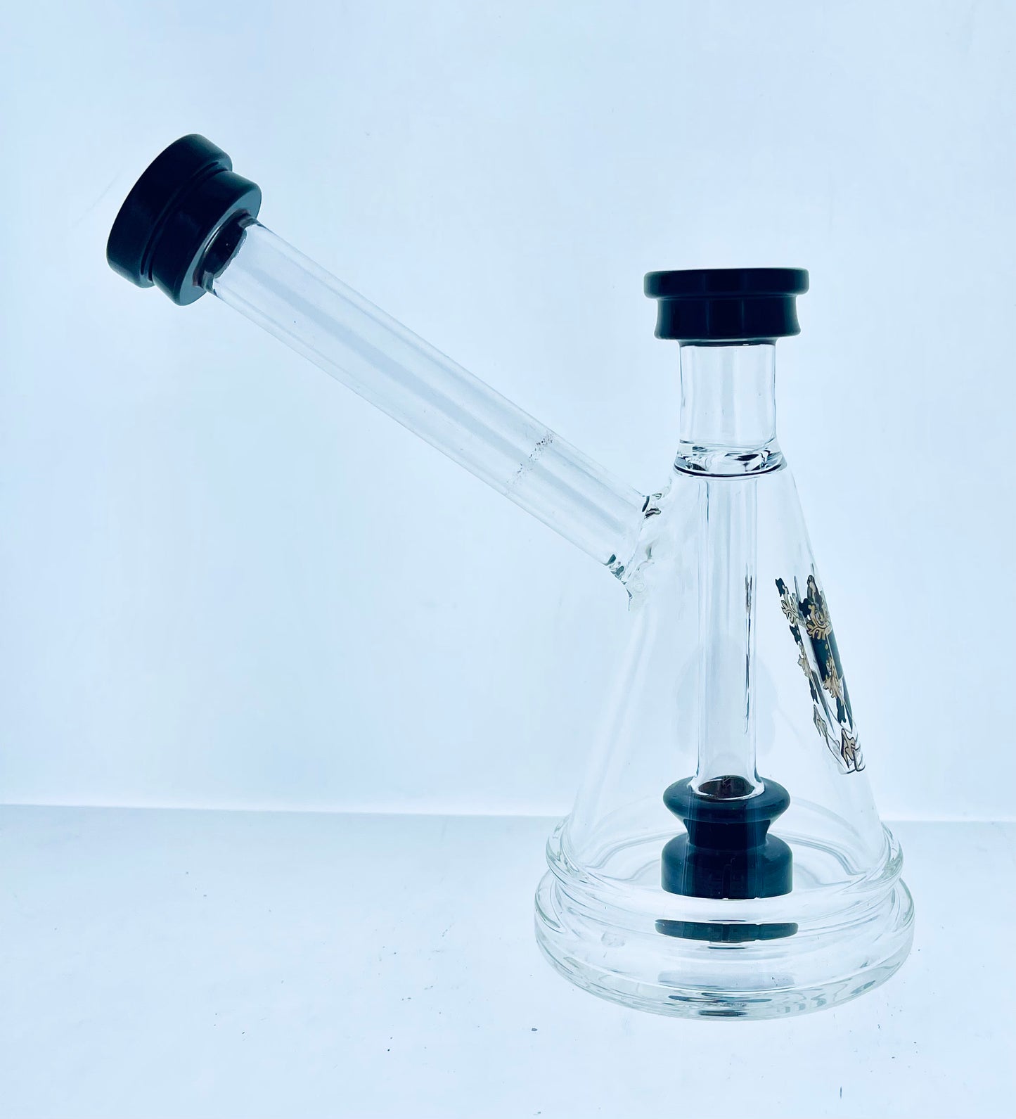 Phoenix Bent Neck Beaker w/ Color Showerhead Perc & Accents