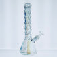 12" Holographic Twisted Neck Beaker