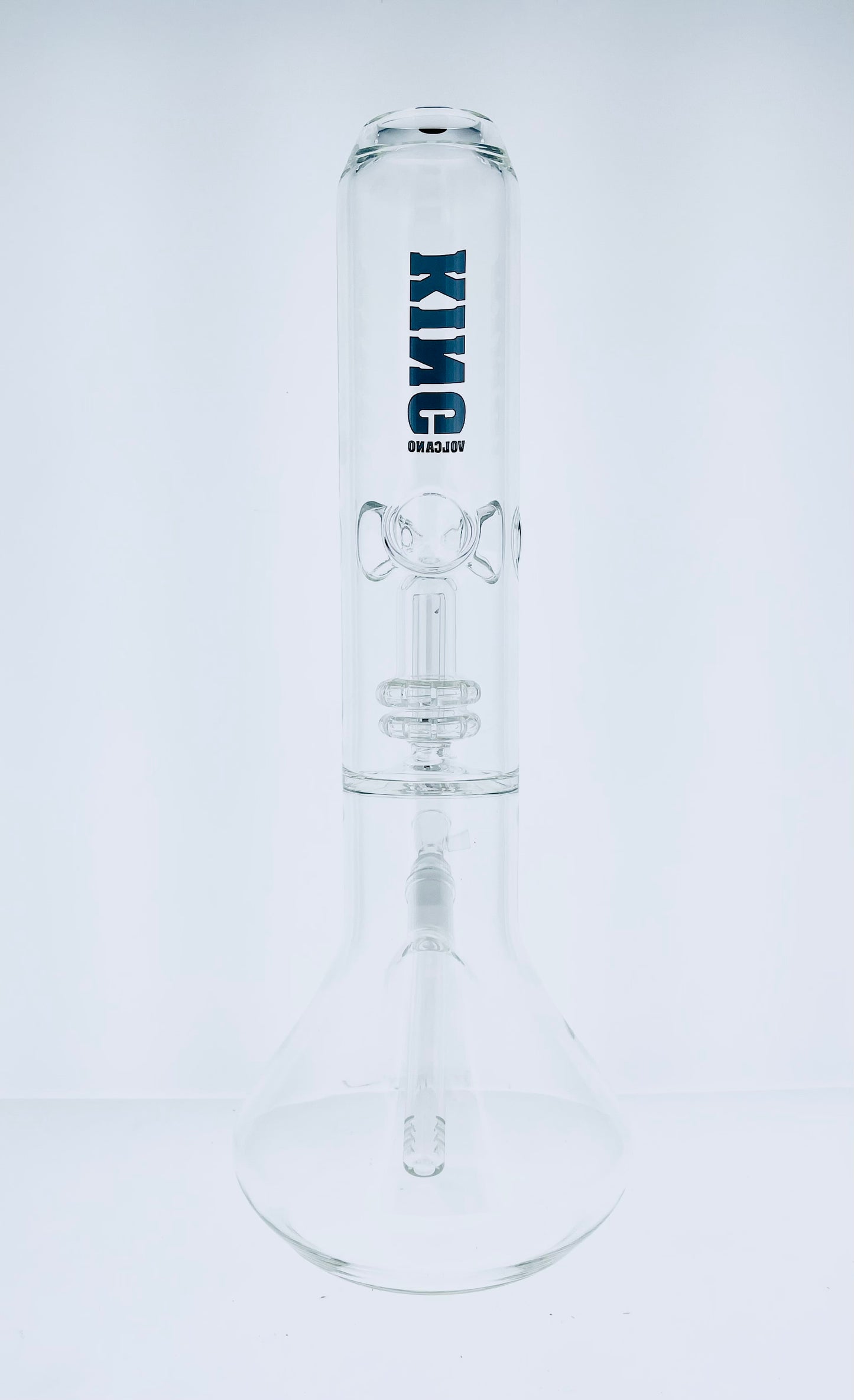 King Volcano 65mm Beaker w/ Perc & Ice Catch