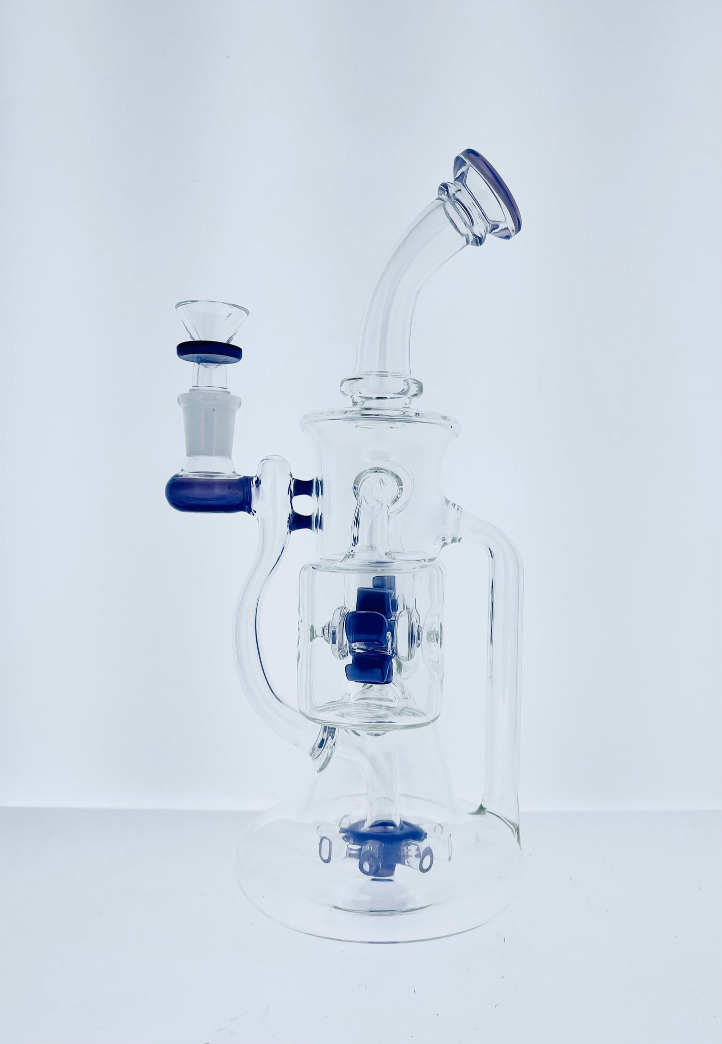 10" Twin Turbine Rig w/ Color