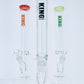 King Volcano 14" Donut Beaker w/ Color Lip & Ice Catch
