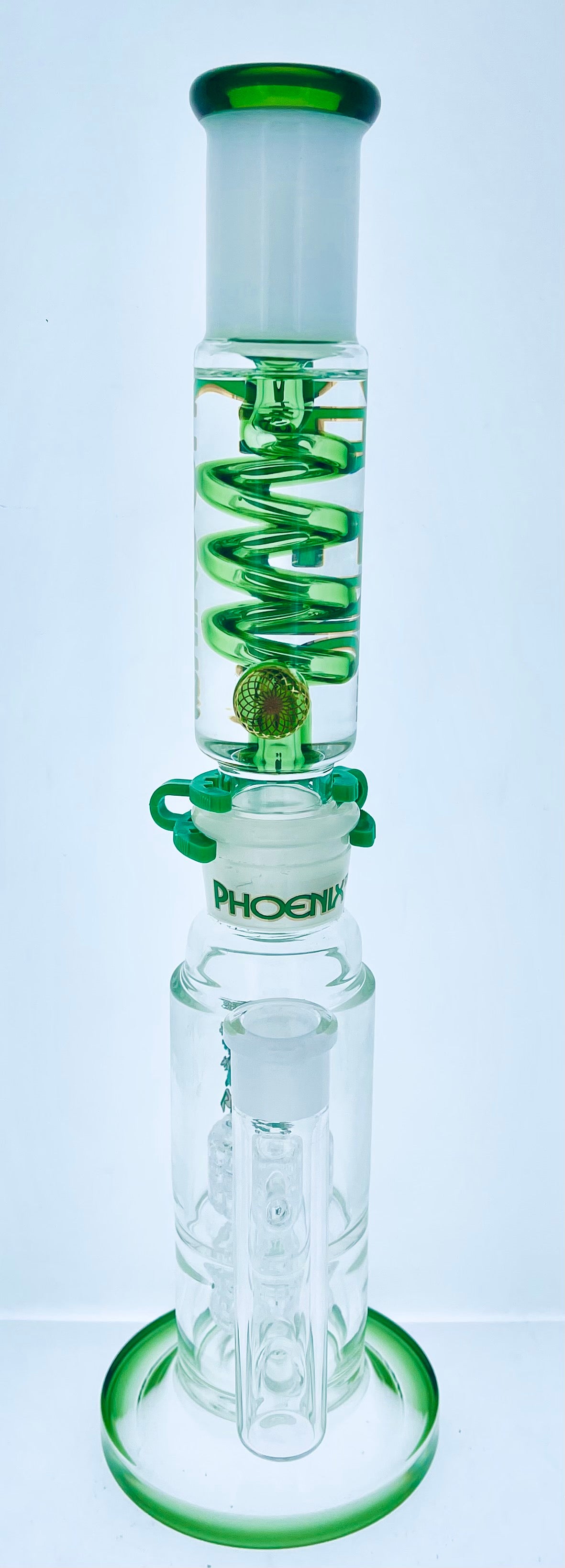 Phoenix 14" Rig w/ Double Matrix Perc & Glycerin Coil