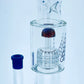 Diamond Glass 16" Color Rig w/ Dual matrix Perc & Wig Wag