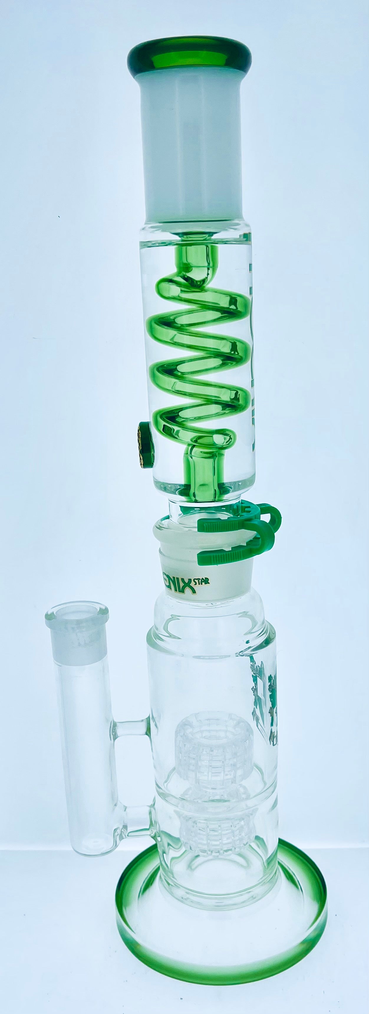 Phoenix 14" Rig w/ Double Matrix Perc & Glycerin Coil