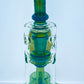 9" Color Bubble Trap Rig w/ Showerhead Perc