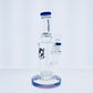 Phoenix 10" Bent Neck Rig w/ Showerhead Perc & Color Accents