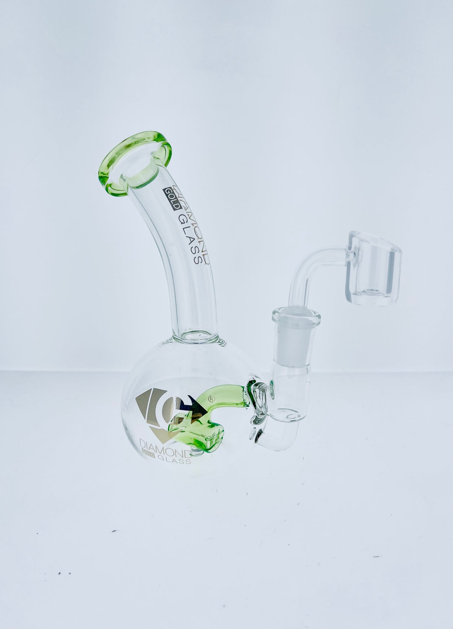 6.5" Bubble Rig w/ Color Mouth & Inline Perc