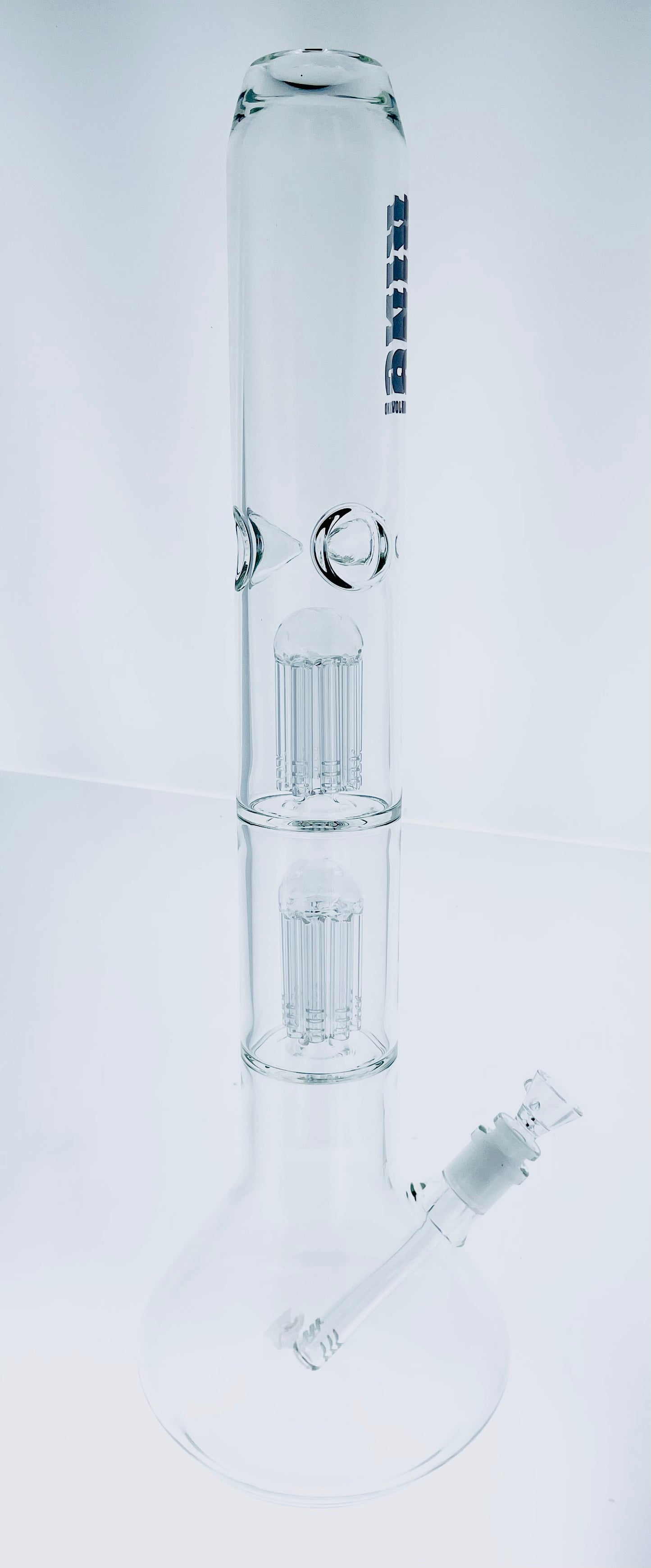 King Volcano 65mm Beaker w/ Perc & Ice Catch