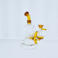 Diamond Glass Rig w/ Color Stem Line Perc