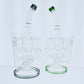 13" 8 Pillar Recycler w/ Matrix Perc