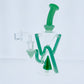 9" Color Recycler w/ Pyramid Perc & Double Uptake