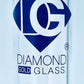 Diamond Glass 16" Color Rig w/ Dual matrix Perc & Wig Wag