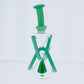 9" Color Recycler w/ Pyramid Perc & Double Uptake
