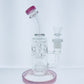 10” Straight Fab Rig w/ Color & Showerhead