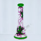 14" Painted Flower Beaker w/ Ice Catch