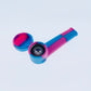 3.5" Silicone Hand Pipe w/ Metal Bowl