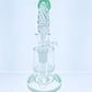 Twisted Bent Neck Rig w/ Honeycomb Perc 8"