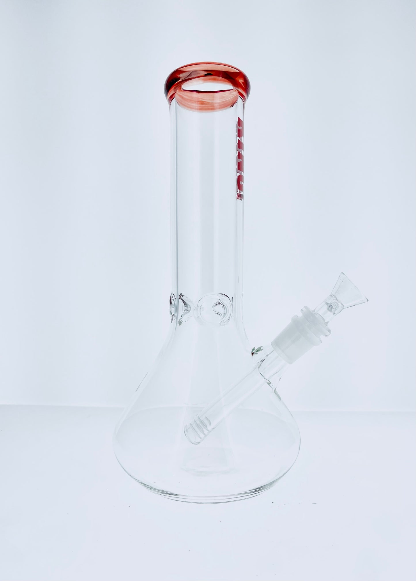 King Volcano 11" Beaker w/ Color Mouth & Ice Catch