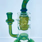 9" Color Bubble Trap Rig w/ Showerhead Perc