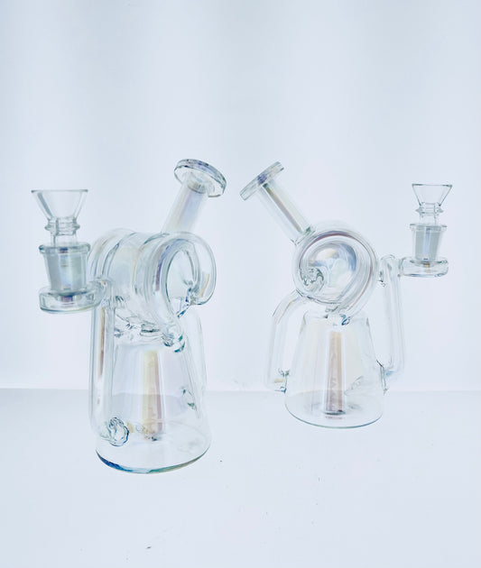 7" Holographic Twin Spiral Recycler