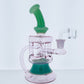 8" Color Recycler Rig w/ Showerhead Perc