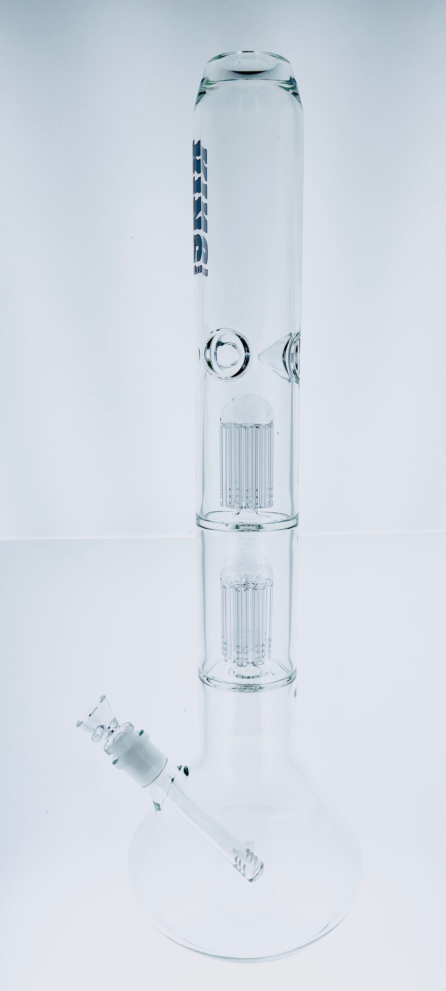 King Volcano 65mm Beaker w/ Perc & Ice Catch
