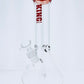 King Volcano 11" Beaker w/ Color Mouth & Ice Catch