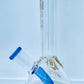 Diamond Glass 6" Beaker w/ Color Accents