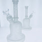 8.5" Etched Rig w/ Clear Design