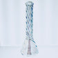 12" Holographic Twisted Neck Beaker