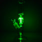 12"Holographic Straight Tube w/ UV Showerhead Perc