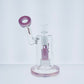 Phoenix 8" Side Neck Bubbler w/ Matrix Perc & Color Accents