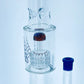 Diamond Glass 16" Color Rig w/ Dual matrix Perc & Wig Wag