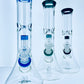 11" Beaker w/ Color Accents & Showerhead Perc