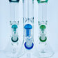 11" Beaker w/ Color Accents & Tree Perc