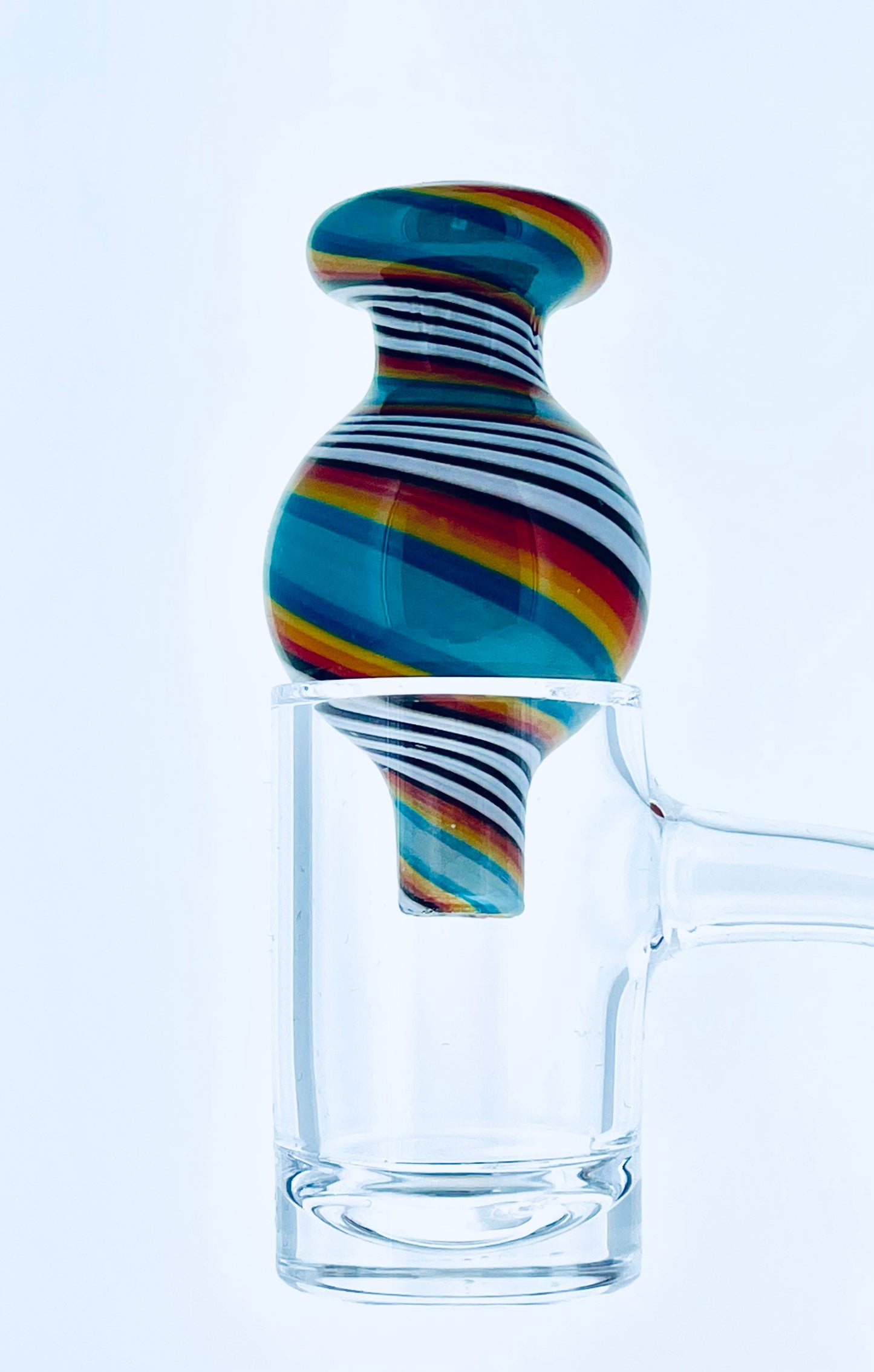Multi Color Linework Bubble Cap