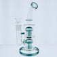 11" Bent Neck Rig w/ Double Tree Arm Perc & Color Accents
