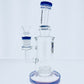 Phoenix 10" Bent Neck Rig w/ Showerhead Perc & Color Accents