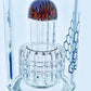 Diamond Glass 16" Color Rig w/ Dual matrix Perc & Wig Wag