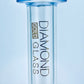 Diamond Glass 6" Beaker w/ Color Accents