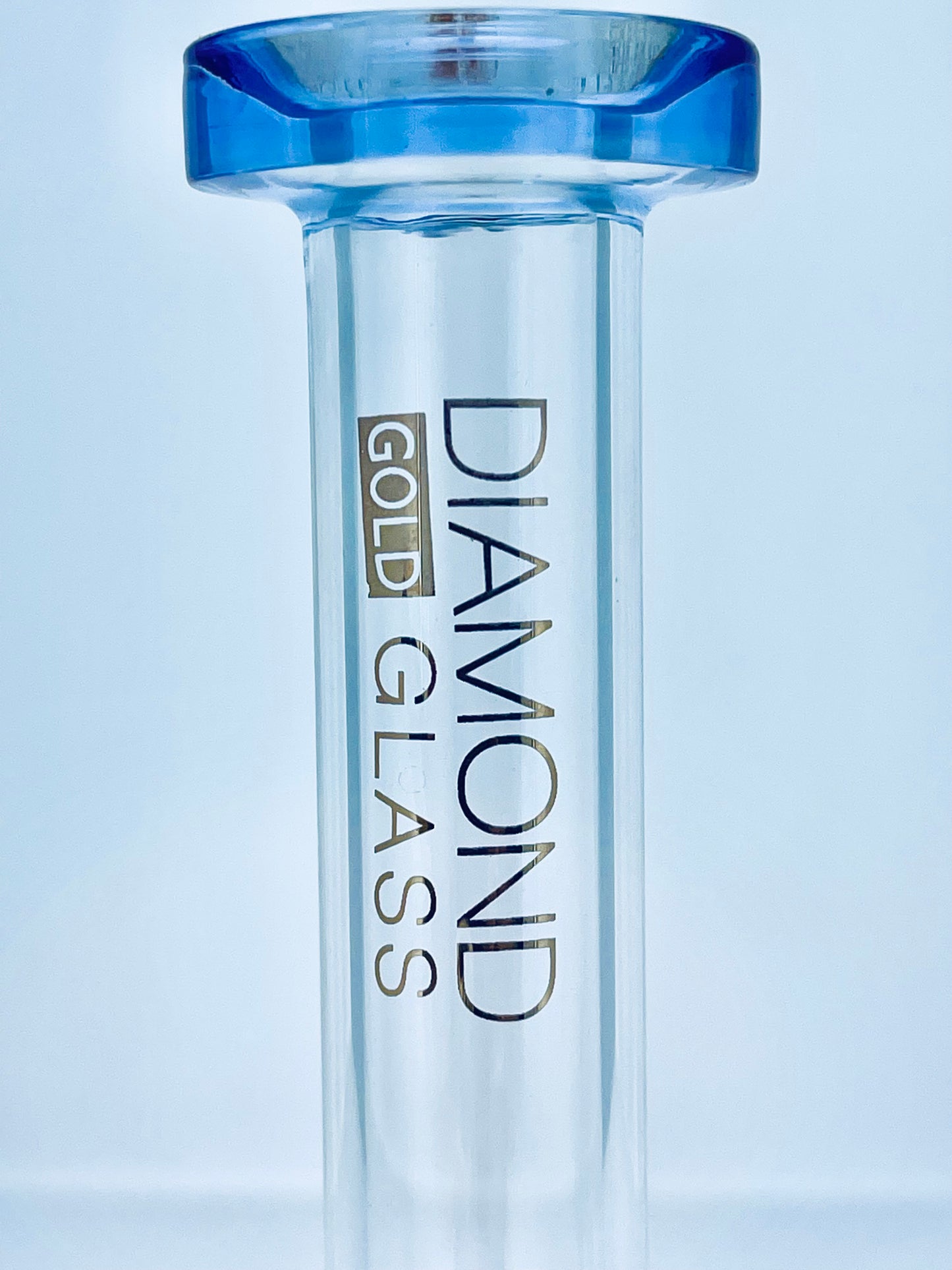 Diamond Glass 6" Beaker w/ Color Accents