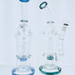17" Color Rig w/ Sprinkler Perc & Spiral Coil