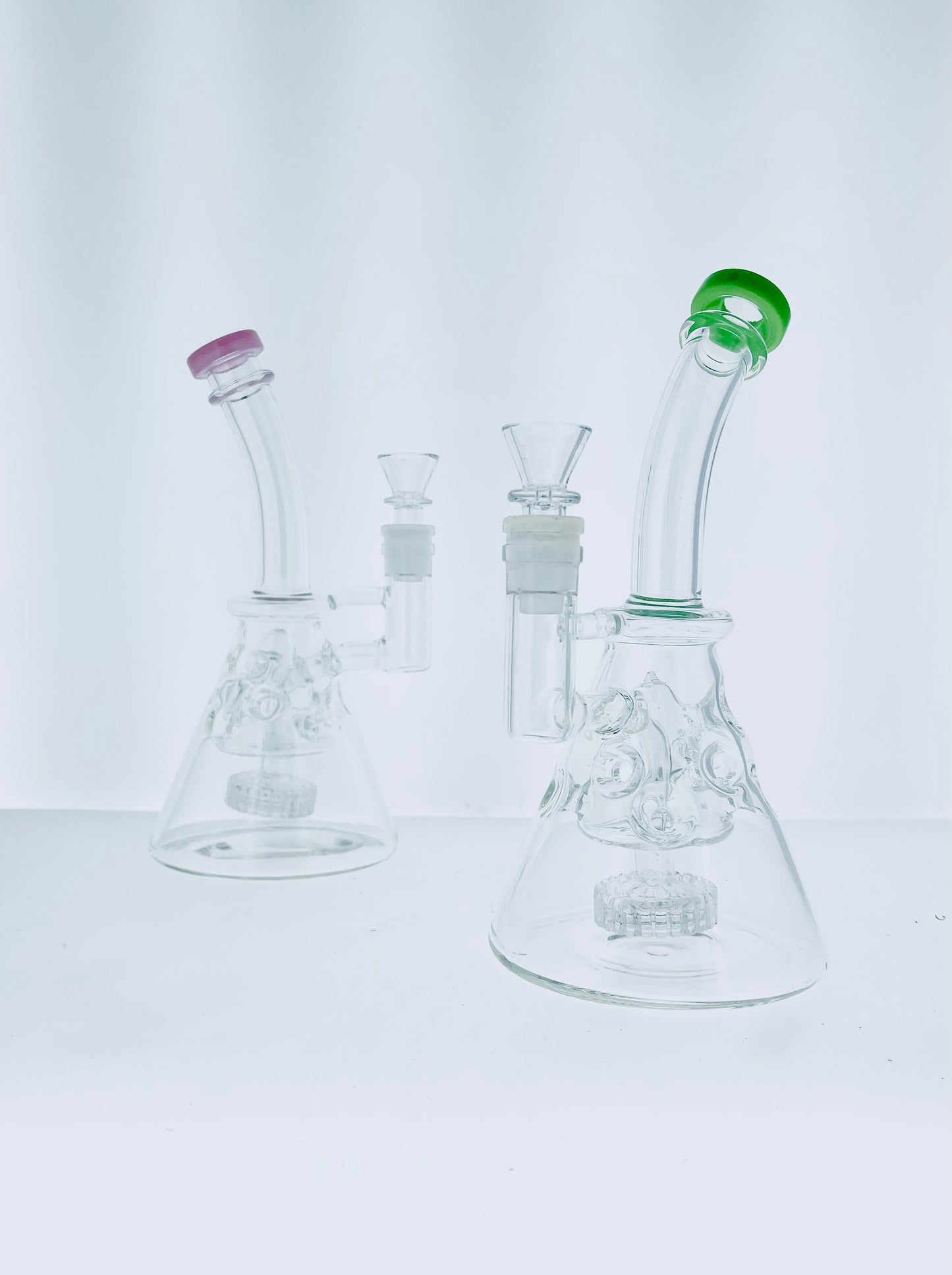 8" Pyramid Fab Rig w/ Showerhead Perc