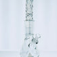14" Holographic Twisted Neck Beaker w/ Tree Arm Perc