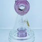Diamond Glass Bent Neck Rig w/ Color Accents & Showerhead Perc