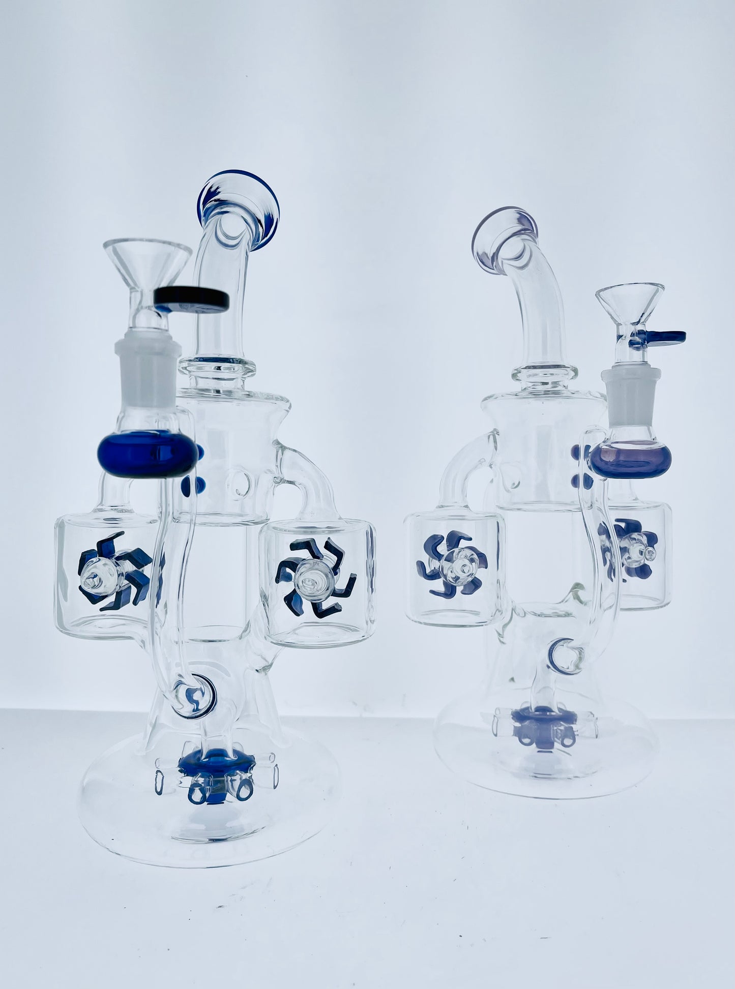 10" Twin Turbine Rig w/ Color