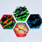 Silicone Hexagon Split 110ml Container