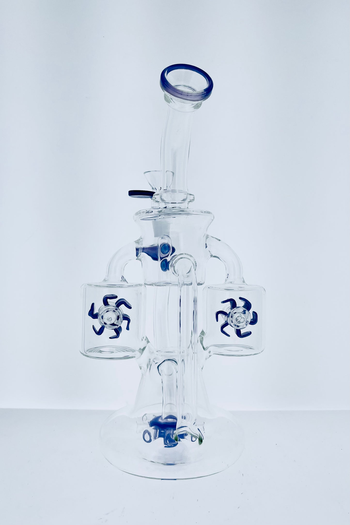 10" Twin Turbine Rig w/ Color