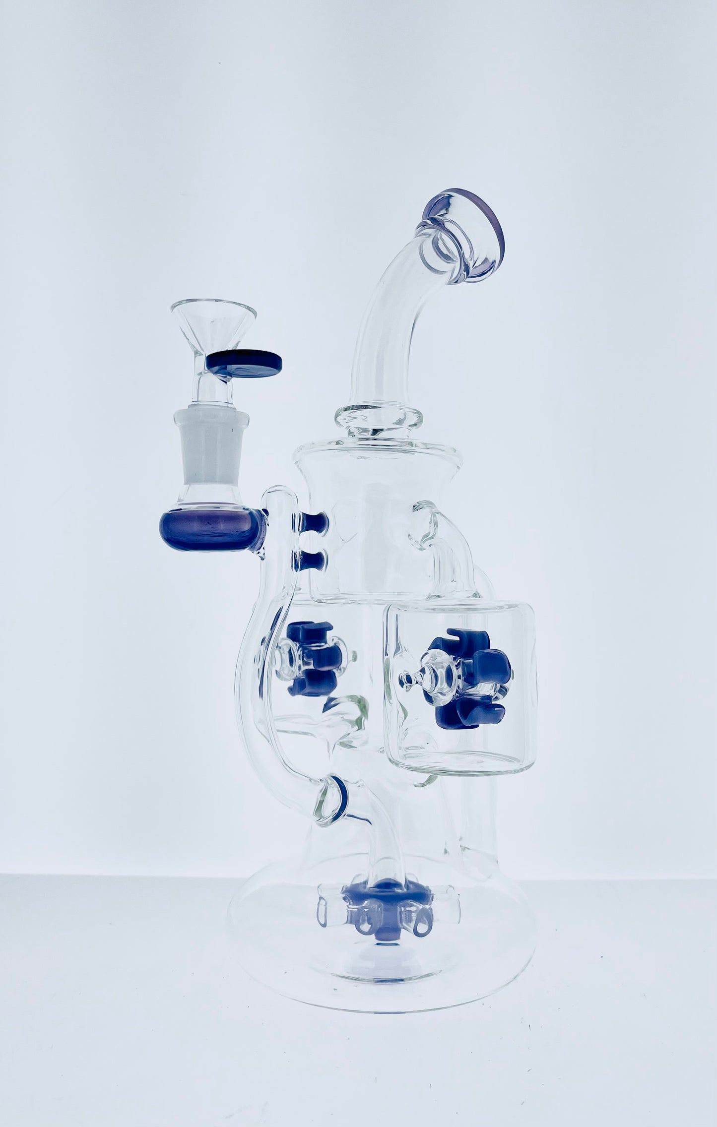 10" Twin Turbine Rig w/ Color